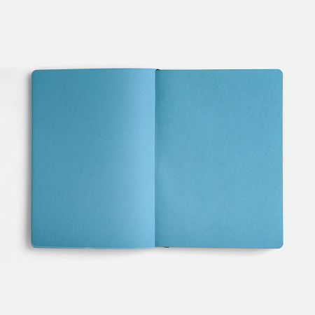 Ежедневник Doppio, недатированный, синий с голубым