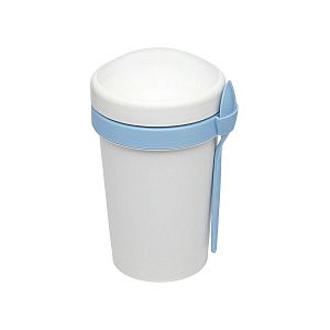 Ланч-бокс Cereal to go Green Line с ложкой