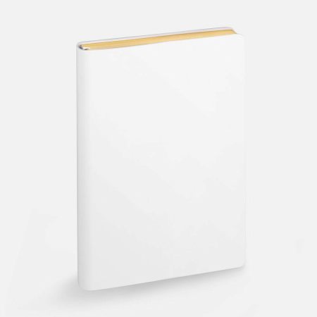 Ежедневник Nebraska Flex, недатированный, белый с золотистым