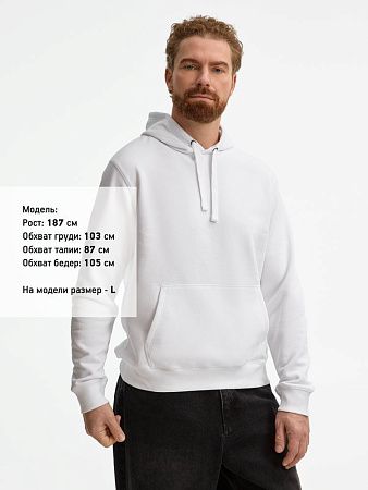 Толстовка унисекс Spencer, белая, размер L