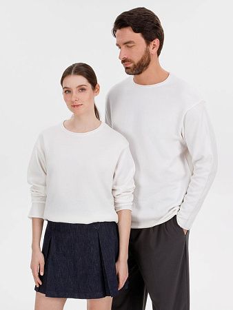 Лонгслив унисекс Siluetti Fuori, молочно-белый, размер L/XL