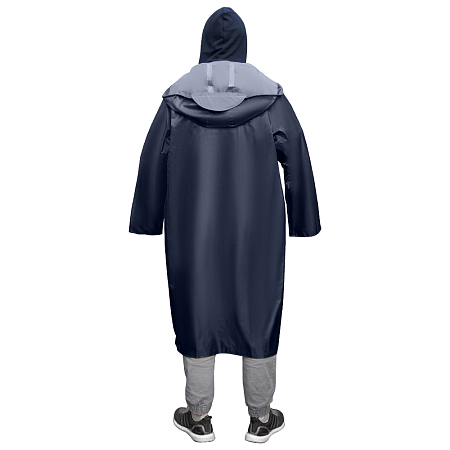 Дождевик Oxford, унисекс, материал полиэстер с пропиткой, размер M-L, темно-синий