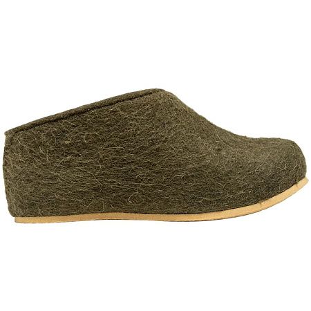Домашние валенки Cant, зеленые (олива), размер 36