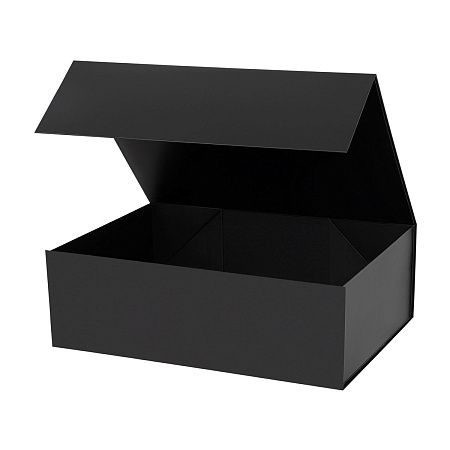 Подарочная коробка-трансформер средняя, черная