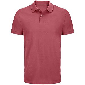 Рубашка поло унисекс Pacific, розовая (лососевая) под нанесение