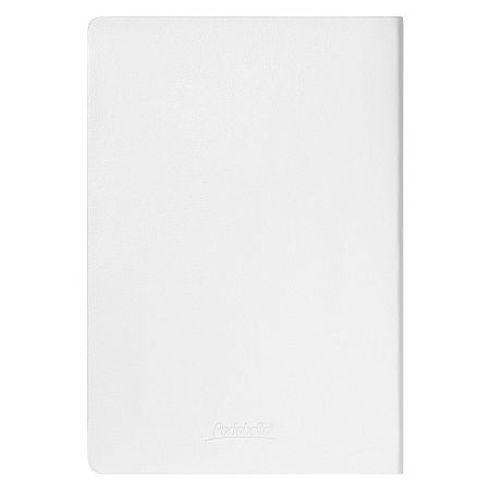 Ежедневник Galaxy недатированный, гибкая обложка, срез голограф. фольга, белый