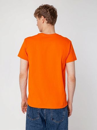 Футболка унисекс T-Bolka 160, оранжевая, размер 4XL