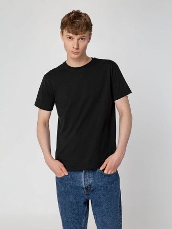 Футболка унисекс T-Bolka 160, черная, размер XXL