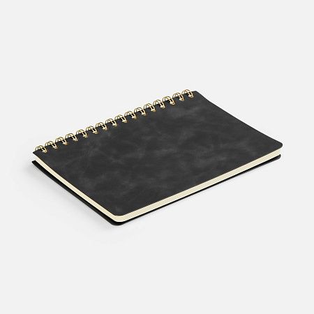 Ежедневник Spiral, недатированный, черный