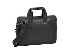 Сумка для ноутбука 13.3" из кожзама, цвет: черный