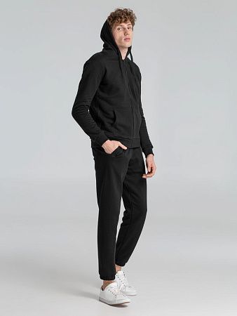 Толстовка на молнии с капюшоном Siverga Heavy 2.0, черная, размер 3XL