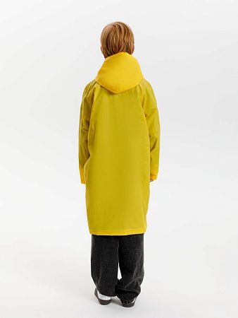 Дождевик детский RainDrop Kids, желтый, размер 8 лет (118-128 см)