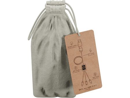 Кабель для быстрой зарядки на 2,4 А с двумя светящимися логотипами