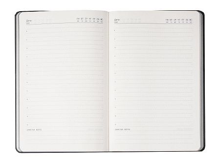 Ежедневник Smart Calabria Lafite A5, недатированный, в твердой обложке с поролоном, коричневый