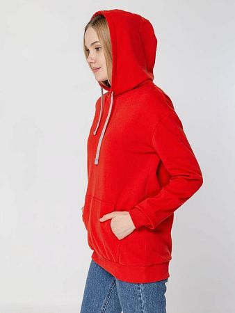 Толстовка с капюшоном Unit Kirenga Heavy, красная, размер XS