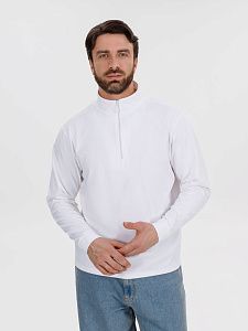 Свитшот на молнии Morfiss, белый, размер XS/S