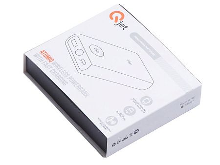 Внешний беспроводной аккумулятор 2-в-1 с функцией зарядки Apple Watch, QC/PD «AtomIQ», 10000 мАч