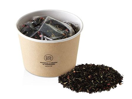 Чай черный «Малина с медом и чабрецом», 50 гр.