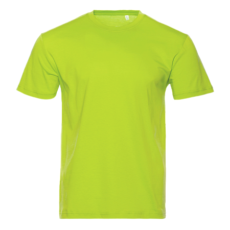 Футболка унисекс STAN, хлопок 150, 51, Лаймовый,  (18)  (58/4XL)