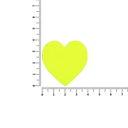 Наклейка тканевая Lunga Cor, M, желтый неон