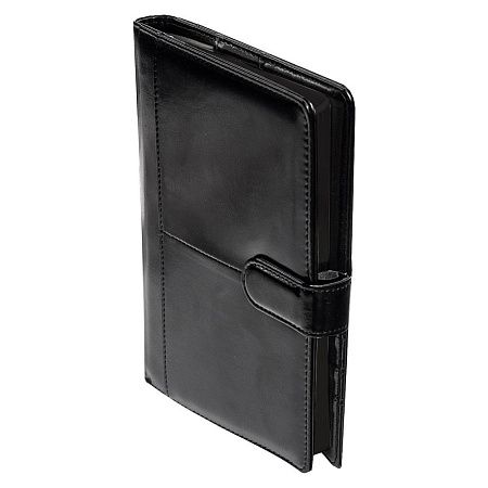 Ежедневник в суперобложке Country Business Pristine A5+, черный, недатированный, с магнитным клапаном, в твердой обложке c поролоном, в подарочной коробке