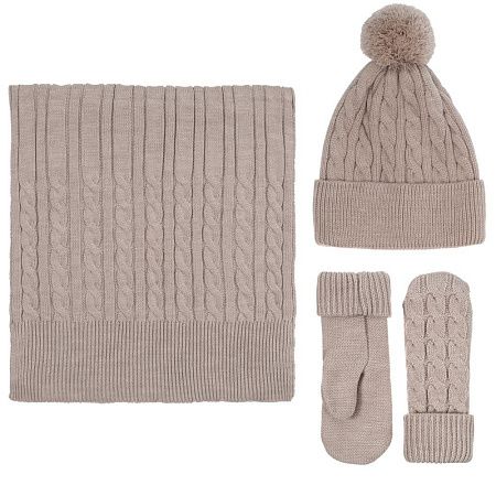 Набор Heat Trick, бежевый меланж, размер L