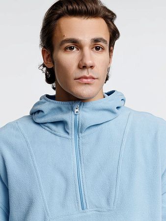 Анорак флисовый унисекс Fliska, голубой, размер XL/2XL