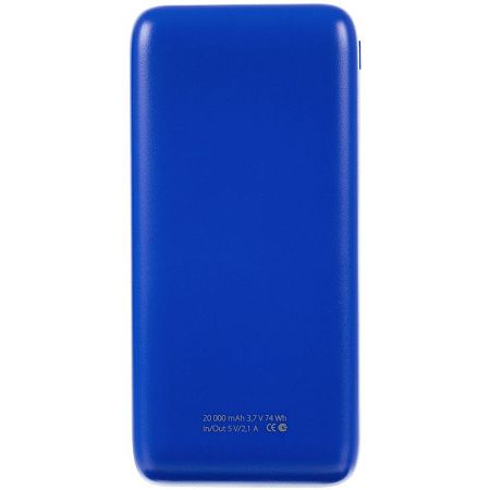 Внешний аккумулятор Gamechanger 20000 мАч, синий