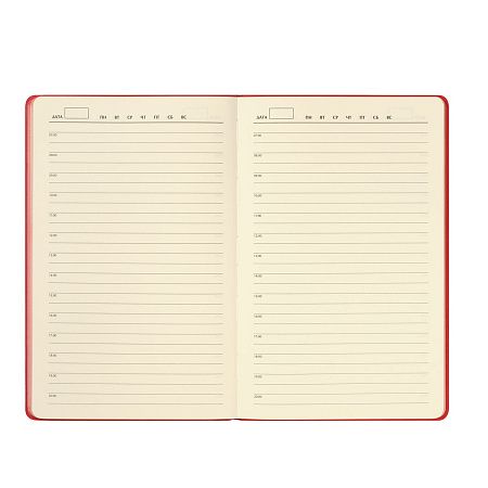 Ежедневник Rain недатированный, красный