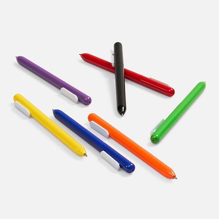 Ручка шариковая Swiper, черная с белым