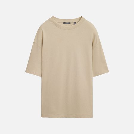 Футболка унисекс премиум AURA, бежевый