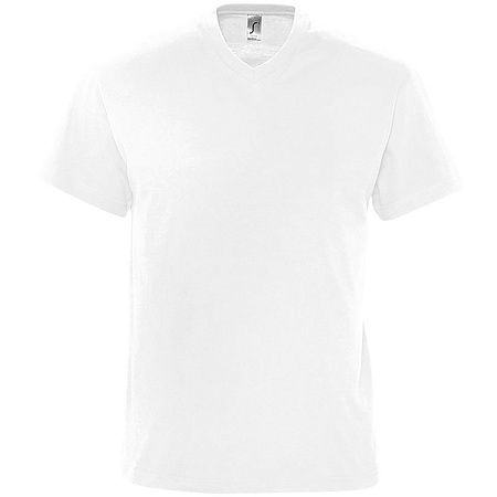 Футболка мужская с V-образным вырезом Victory 150, белая, размер M