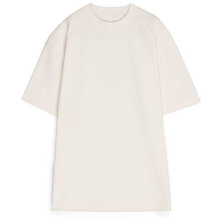 Футболка оверсайз унисекс Sideline, молочно-белая, размер XS/S