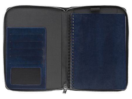Бизнес-блокнот на молнии А5 «Fabrizio» с RFID защитой