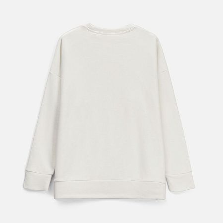 Свитшот унисекс S2, молочно-белый, размер XS/S