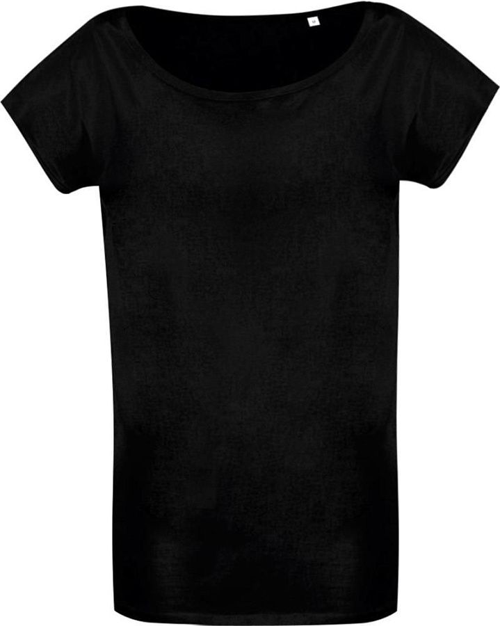 Футболка женская Marylin, черная под нанесение