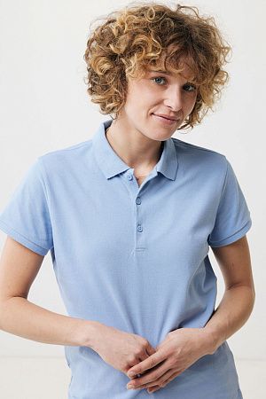 Женская рубашка поло Iqoniq Yosemite из переработанного хлопка-пике, унисекс, 220 г/м²