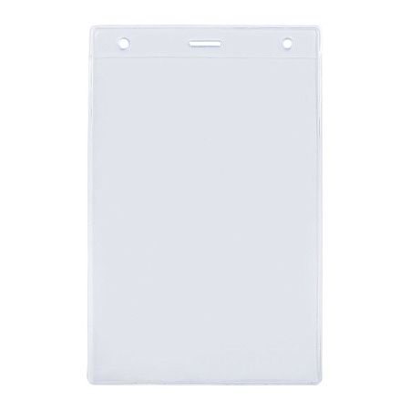 Карман для бейджа Lucid, вертикальный, из фактурного ПВХ