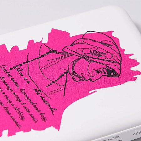 Внешний аккумулятор Largo PD 5000mAh с функцией беспроводной зарядки 15W, белый