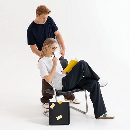 Футболка унисекс Крис (Kris), 150 гр., белая (теплого оттенка), размер XL