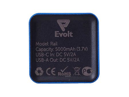 Внешний аккумулятор «Rail» c дисплеем, 5000 mAh