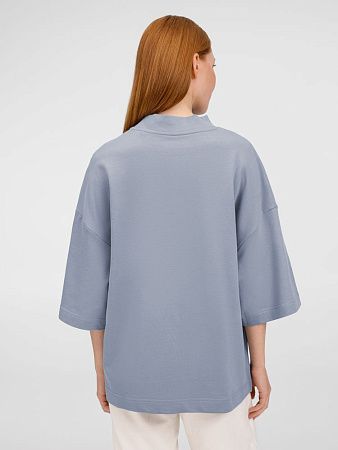 Футболка оверсайз унисекс T9, серая, размер M/L