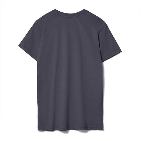 Футболка унисекс T-Bolka 160, темно-серая (графит), размер S