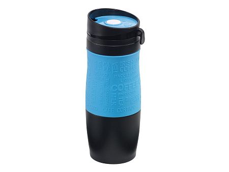 Термокружка, Golden dream, черный/синий