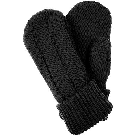 Варежки Knit Beat, черные, размер S/M