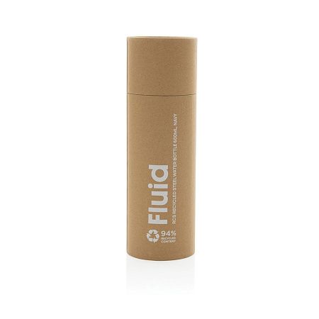 Термобутылка Fluid из переработанной нержавеющей стали RCS, 600 мл