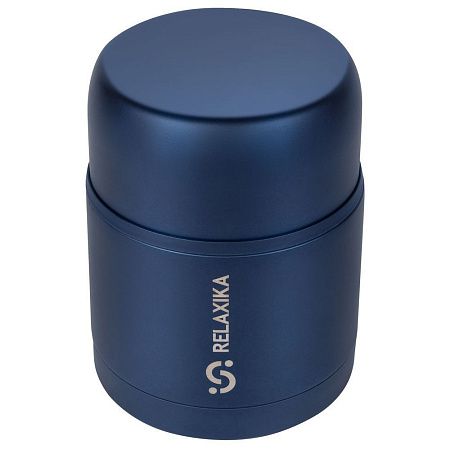 Термос для еды Relaxika 500, темно-синий