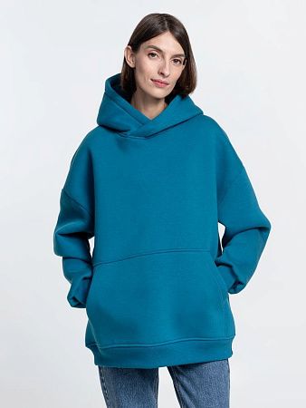 Худи Kulonga Oversize, бирюзовое, размер M/L