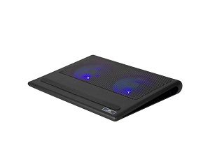 Охлаждающая подставка для ноутбуков до 17,3", цвет: черный