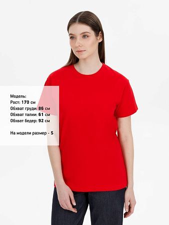 Футболка унисекс T-Bolka 180, красная, размер XS v2